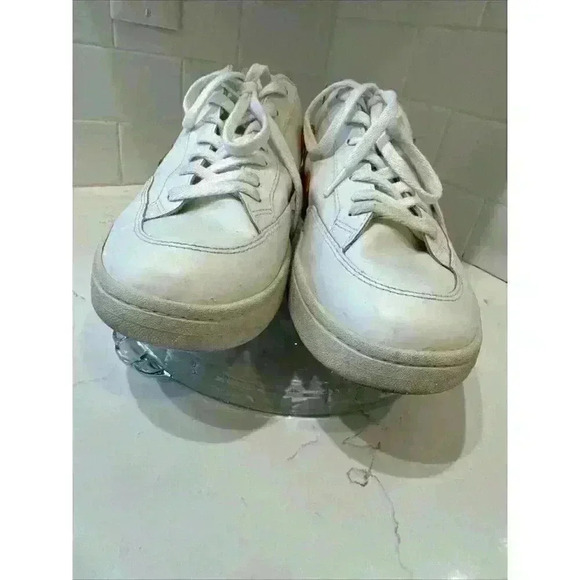 Veja Men's V-12 Low Top Sneaker White Orange Suede Leather Sz EU 47 US 12.5 - Picture 6 of 16